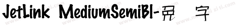 JetLink MediumSemiBl字体转换